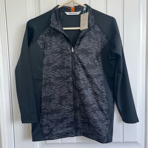 Peter Millar Boys Youth L Merge Elite Hybrid‎ Zip Up Jacket Golf Performance NWT